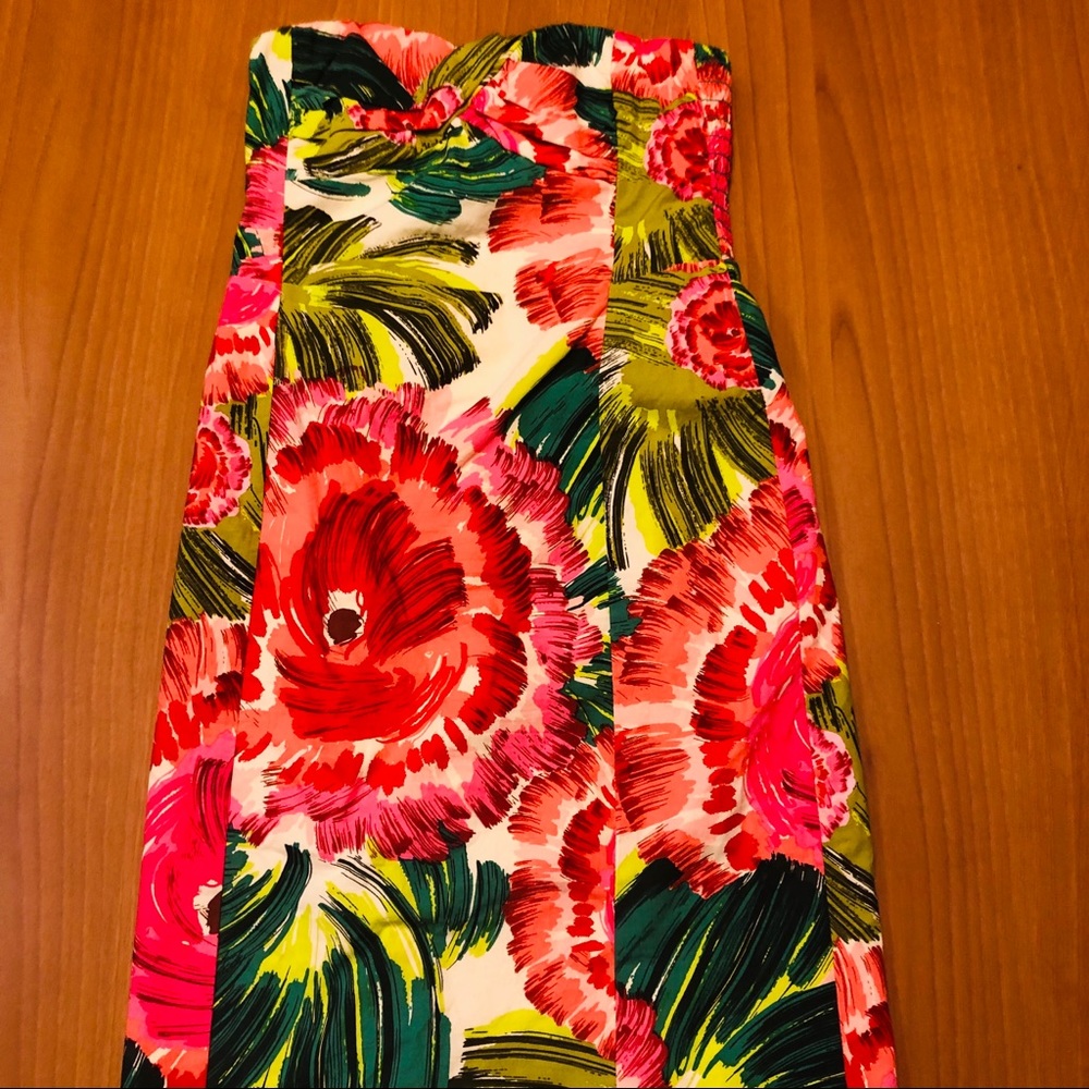 Vintage Nanette Lepore Dis Rose Sheath Dress Sz 4